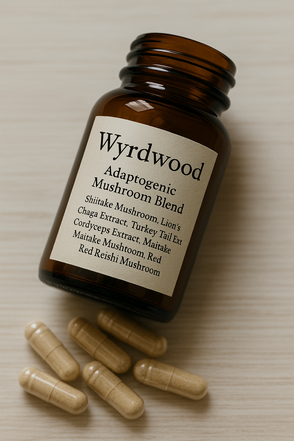 Wyrdwood Ancestral Mushroom Blend 100 vegan capsules