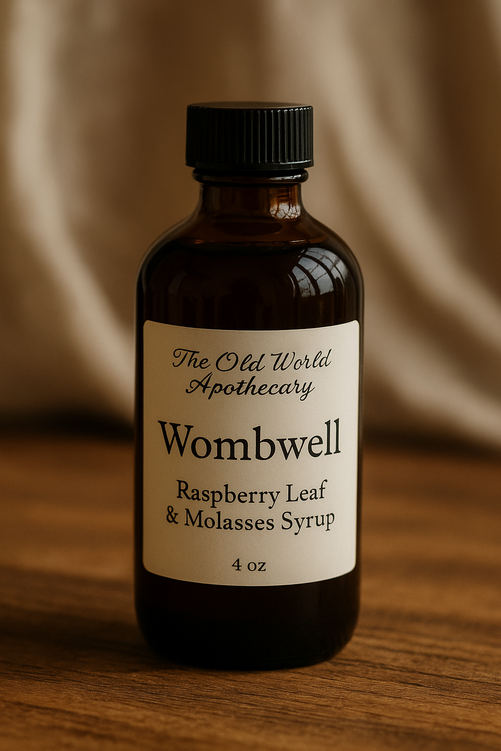 Wombwell Organic Herbal Molasses Syrup 8 oz