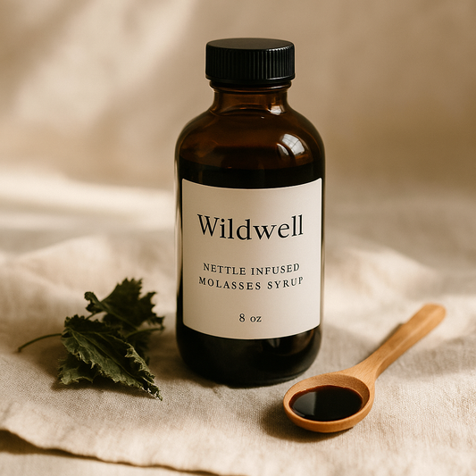 Wildwell Nettle and Molasses Syrup  8oz Tonic